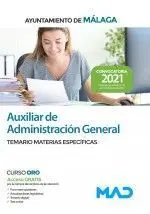 Auxiliar de Administración General Ayuntamiento de Malaga Específico