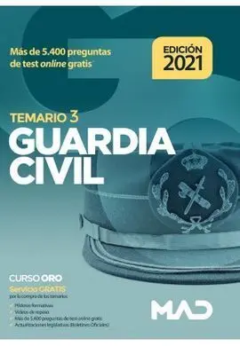 Guardia Civil Temario Volumen 3 (2021)