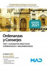 ORDENANZAS Y CONSERJES DE CORPORACIONES LOCALES. TEST Y SUPUESTOS PRÁCTICOS COME