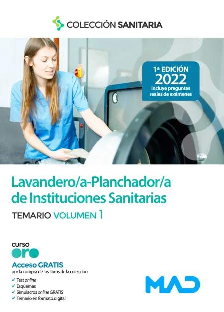 Lavandero/A  Planchador/A de Instituciones Sanitarias. Temario Vol 1