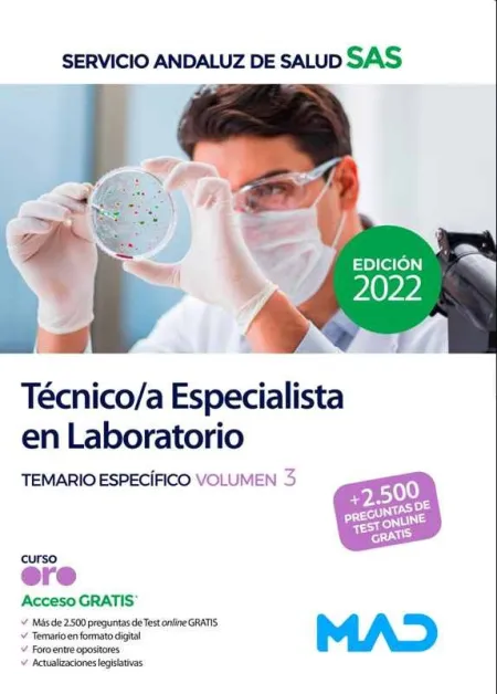 Técnico/A Especialista en Laboratorio Sas Vol3