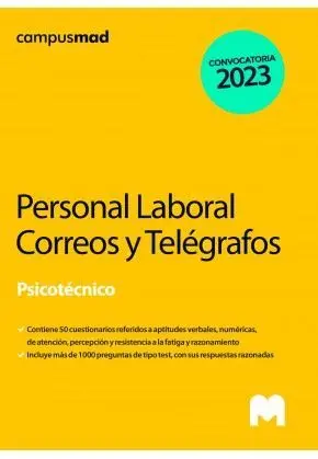 Personal Laboral de Correos y Telégrafos. Psicotécnico