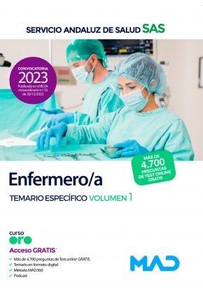 ENFERMERO/A TEMARIO ESPECIFICO VOLUMEN 1