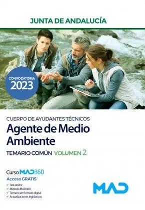 Agente Medio Ambiente 2023 Junta Andalucia Cuerpo Ayudantes Tecnicos