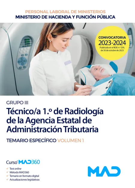 Técnico/A 1º de Radiología (Grupo Profesional Iii)