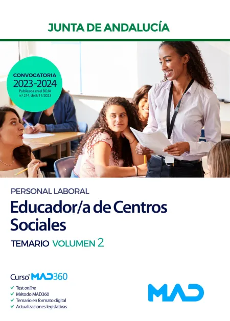 Educador/A de Centros Sociales (Personal Laboral)