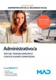 Administrativo/A de la Administración de la Seguridad Social (Acceso Libre). Tes