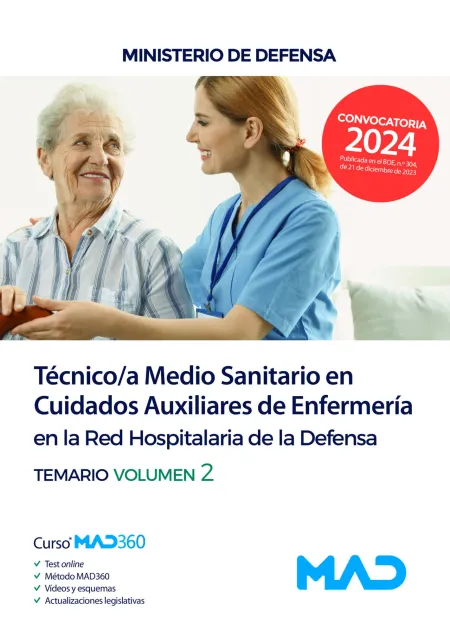 Técnico/A Medio Sanitario en Cuidados Auxiliares de Enfermería en la Red Hospitalaria