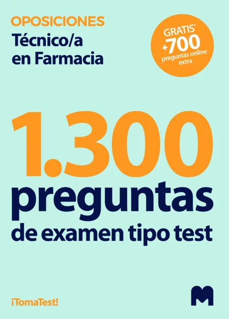 Test para Oposiciones a Técnico/A en Farmacia (1. 300 Preguntas de Examen)