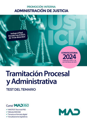 CUERPO DE TRAMITACIÓN PROCESAL Y ADMINISTRATIVA (PROMOCIÓN INTERNA)