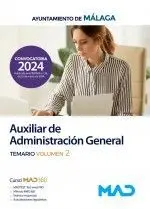 Auxiliar Administracion General Temario 2 Ayuntamien Malaga
