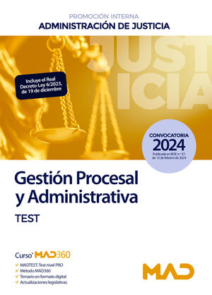 GESTION PROCESAL INTERNA JUSTICIA TEST