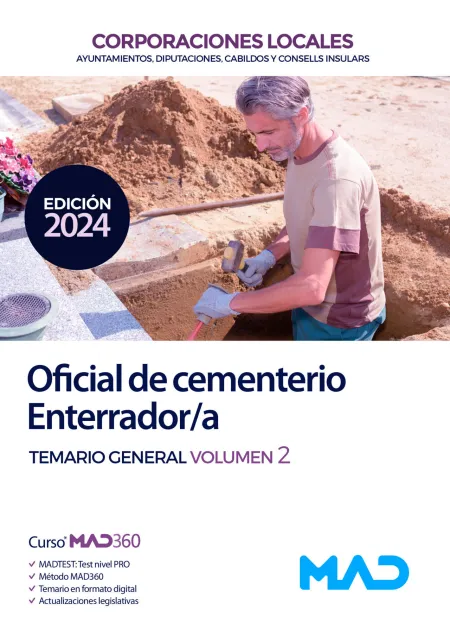 Oficial de Cementerio/Enterrador de Ayuntamientos, Diputaciones y Otras Corporaciones Locales