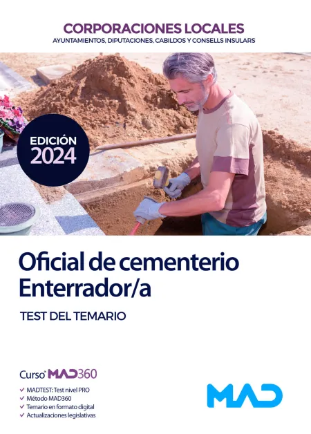 Oficial de Cementerio/Enterrador de Ayuntamientos, Diputaciones y Otras Corporaciones Locales