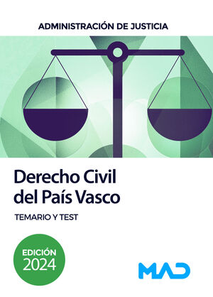 DERECHO CIVIL DEL PAÍS VASCO PARA OPOSICIONES JUSTICIA