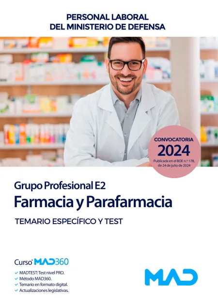 Farmacia y Parafarmacia (Grupo Profesional E2)