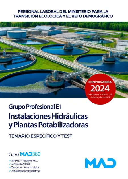 Instalaciones Hidráulicas y Plantas Potabilizadoras (Grupo Profesional E1)