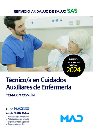 AUXILIAR ENFERMERIA SAS 2024 TECNICO EN CUIDADOS SERVICIO ANDALUZ SALUD