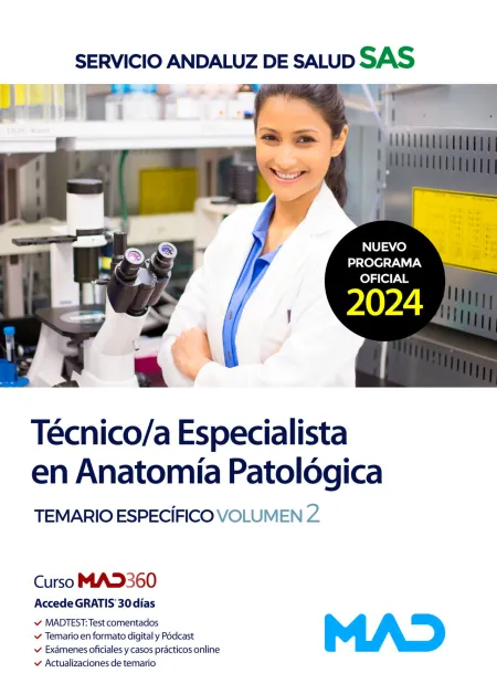 Técnico/A Especialista en Anatomía Patológica