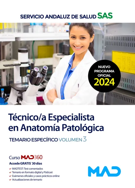 Técnico/A Especialista en Anatomía Patológica