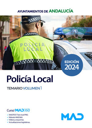 POLICÍA LOCAL DE ANDALUCÍA TEMARIO VOLUMEN 1