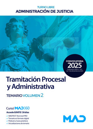 CUERPO DE TRAMITACIÓN PROCESAL Y ADMINISTRATIVA (TURNO LIBRE)