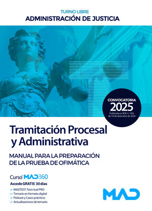 CUERPO DE TRAMITACIÓN PROCESAL Y ADMINISTRATIVA (TURNO LIBRE)