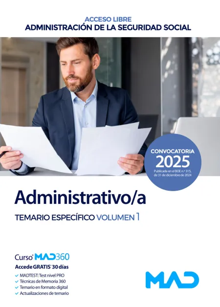 Administrativo/A Seguridad Social (Acceso Libre)