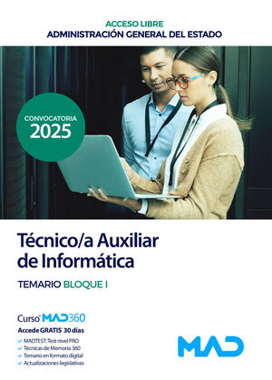 TÉCNICO/A AUXILIAR DE INFORMÁTICA (ACCESO LIBRE)