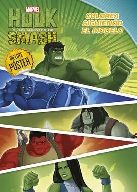 Hulk. Colorea Siguiendo el Modelo.