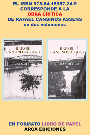 OBRA CRÍTICA, VOLS. I Y II