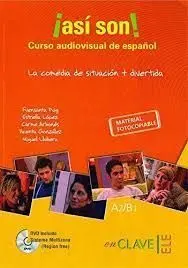¡Así Son! Curso Audiovisual + Dvd (A2-B1)