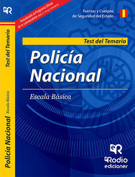 TEST TEMARIO. POLICÍA NACIONAL