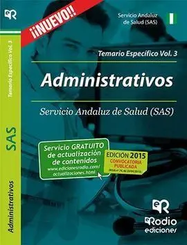 Administrativos del Sas: Temario Especifico. Volumen 3