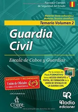 Temario Vol. 2 Escala de Cabos y Guardias Guardia Civil 2015