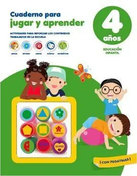 Cuaderno para Jugar y Aprender con Sellos 4 Años