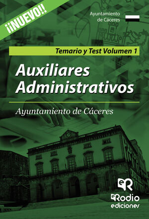 AUXILIARES ADMINISTRATIVOS TEMARIO Y TEST 1