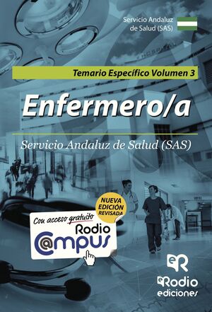 ENFERMERO/A DEL SAS. TEMARIO ESPECÍFICO. VOL. 3