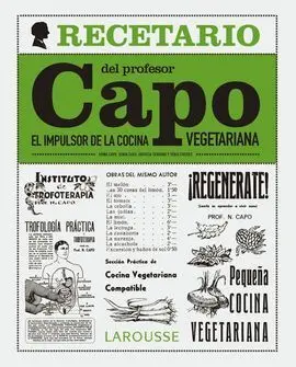 El Recetario del Profesor Capo. El Impulsor de la Cocina Vegetariana