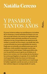 Y PASARON TANTOS AÑOS