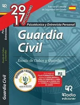 Psicotécnico y Entrevista Personal. Guardia Civil. Escala de Cabos y Guardias