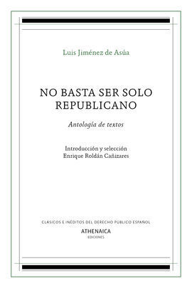 NO BASTA SER SOLO REPUBLICANO