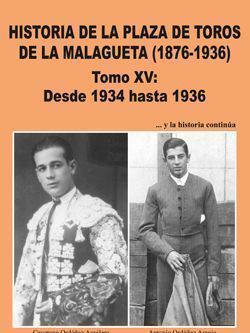 TOMO XIV: HISTORIA PLAZA TOROS MALAGUETA (1931-1933)