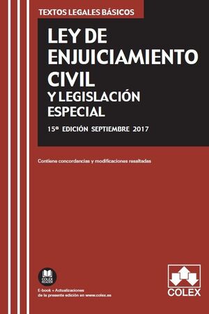 LEY DE ENJUICIAMIENTO CIVIL Y LEGISLACION ESPECIALA