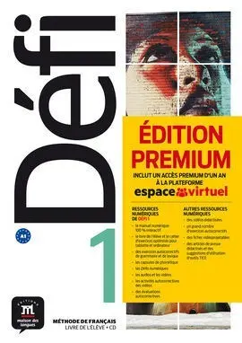 Défi 1 Livre de L'élève + Cd Version Premium. A1
