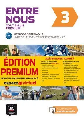 Entre Nous Tot en un 3 Premium Livre de Lélève + Cahier + Cd