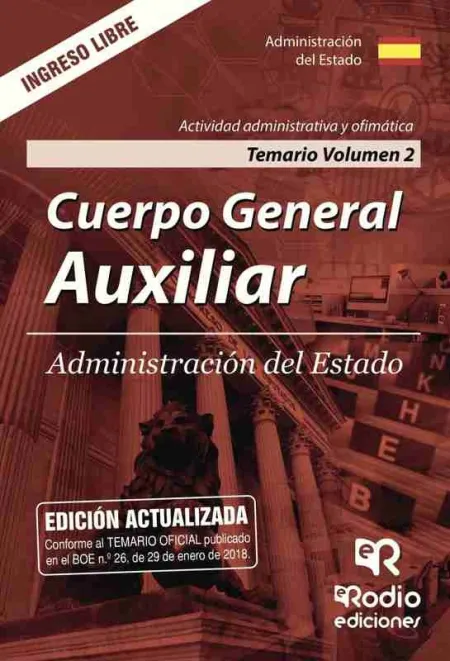 Temario Ii Cuerpo General Auxiliar Administracion Estado
