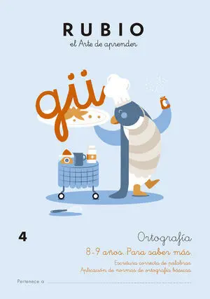 Ortografía 4 (8-9 Años. Para Saber Más)