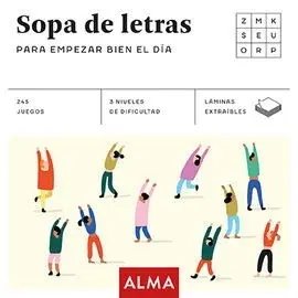 Sopa de Letras para Empezar Bien el Día (Cuadrados de Diversión)