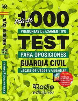 Guardia Civil. Escala de Cabos y Guardias. Más de 1. 000 Preguntas de Examen Tipo